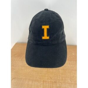 Idaho Vandals Sportsman Hat Men's Black Cotton Adjustable Strapback Yellow